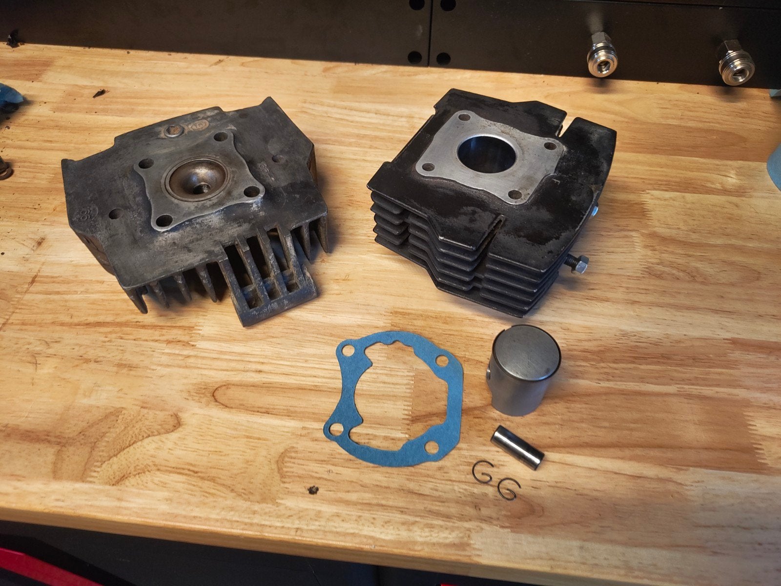 Zeta 50cc Cilinderset honda mb mt mtx, Fietsen en Brommers, Ophalen of Verzenden, Zo goed als nieuw, Cilinder, Overige merken