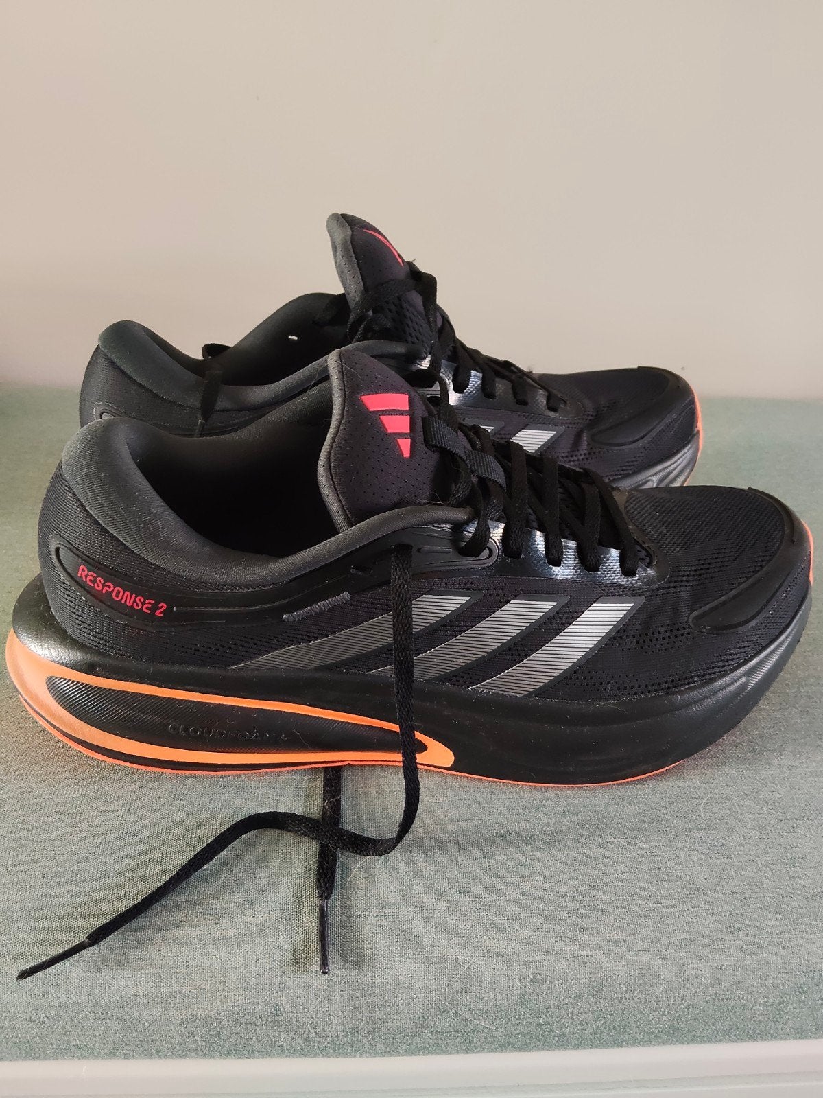 Adidas Response 2 hardloopschoenen maat 41, Zwart, Ophalen of Verzenden, Adidas, Sneakers of Gympen