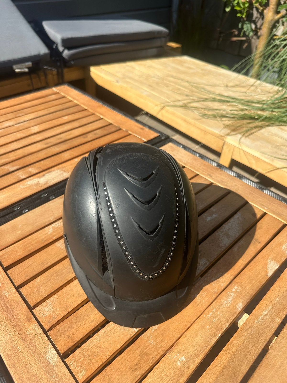 Cap Harry’s horse S/M (52-56), Gebruikt, Ophalen of Verzenden, Rijhelm/cap, Zwart
