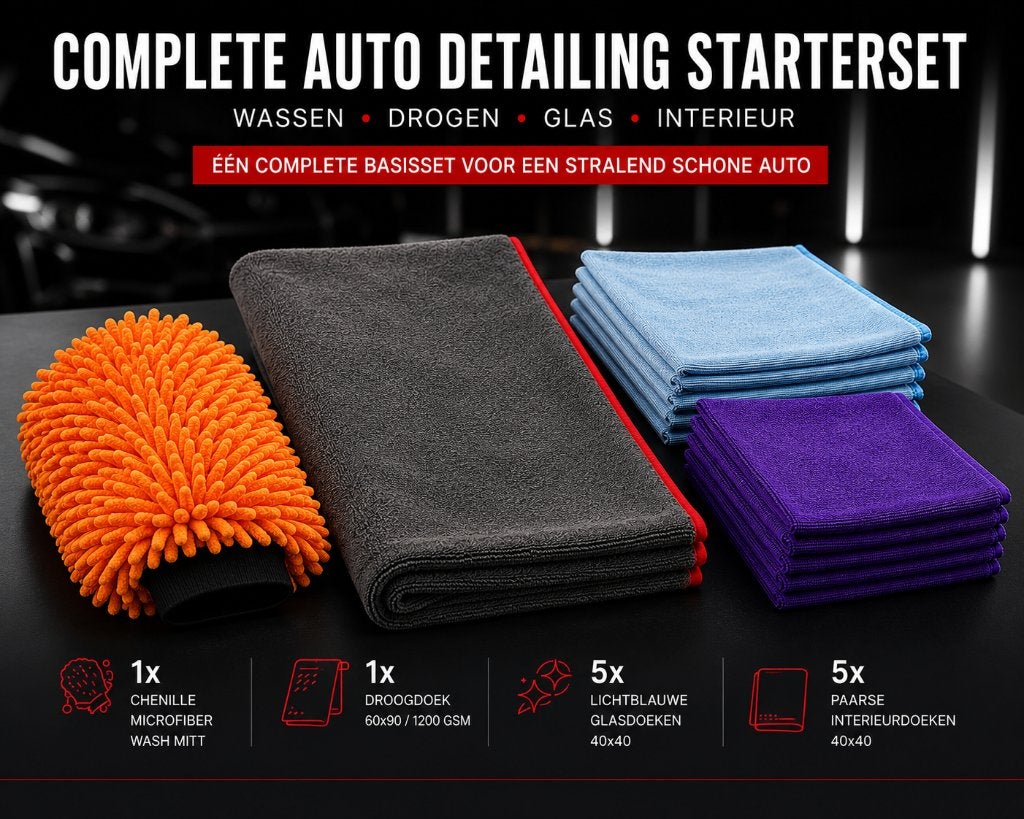 Complete Auto Starterset – Wassen, Drogen & Interieur, Info@masdetailingsolutions.nl, MAS Detailing Solutions, Nieuw, Vaduzdijk, 3541 Utrecht