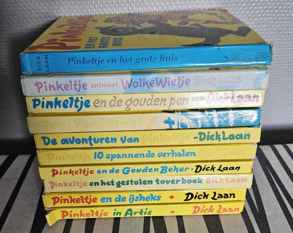 10 Oude Pinkeltje boeken van Dick Laan, Boeken, Kinderboeken | Jeugd | onder 10 jaar, Ophalen of Verzenden, Gelezen, Dick Laan