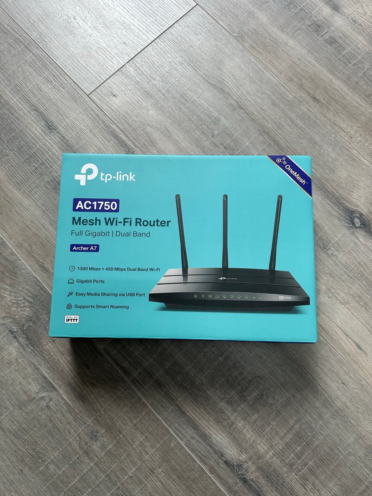 TP Link Archer A7 AC1750 Mesh Wi-Fi Router Gigabit Dual Band, Ophalen of Verzenden, Zo goed als nieuw, Router