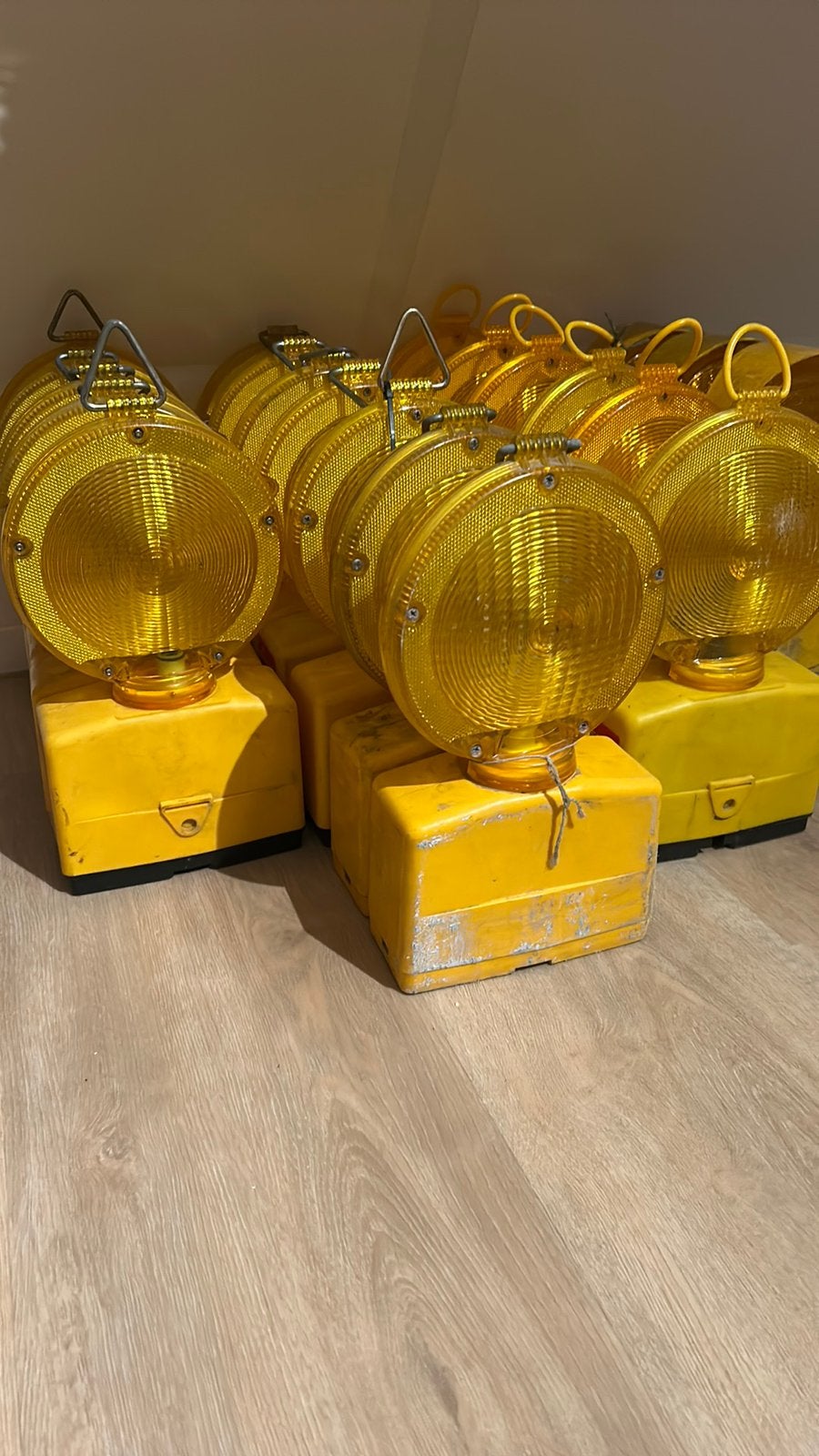 Knipperverlichting om een gevaarlijke situatie aan te geven., Doe-het-zelf en Verbouw, Ophalen of Verzenden, Zo goed als nieuw