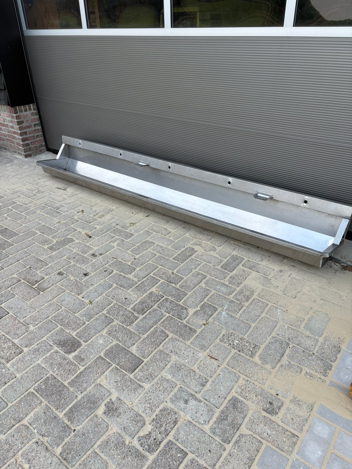 Wasbak 3 meter lang wastrog Intersan, Ophalen, Zo goed als nieuw, Wastafel