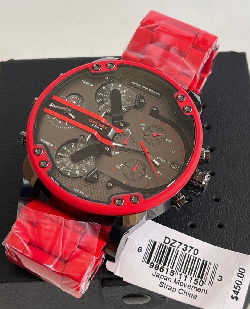 Diesel Horloge DZ7370 - Nieuw in doos, Overige merken, Staal, Verzenden, Polshorloge