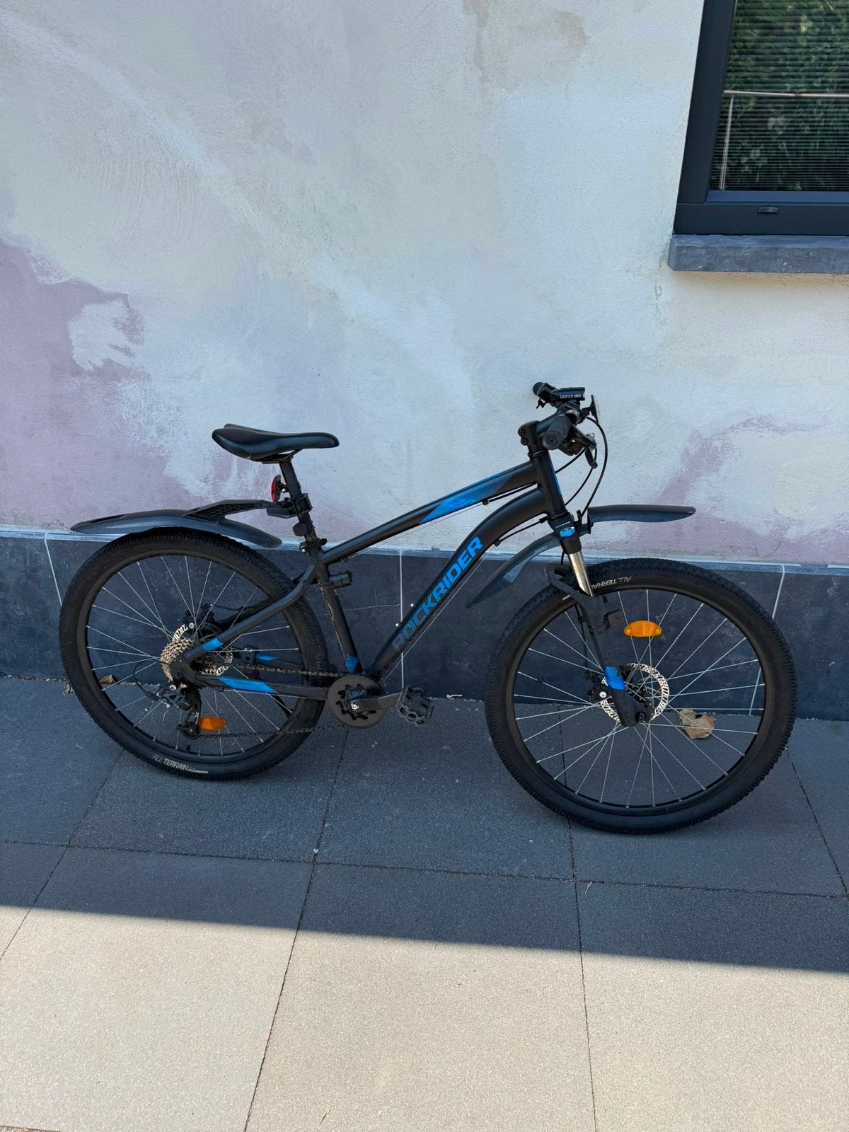Rockrider ST 100 Mountainbike - Zwart/Blauw, Gebruikt, Hardtail, Heren, Ophalen