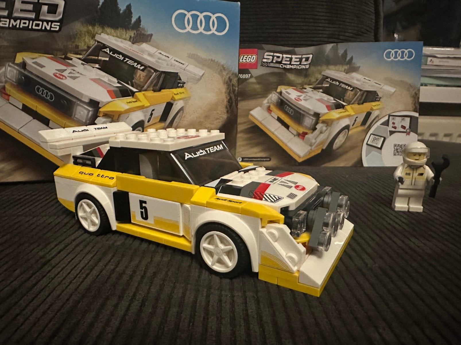 Lego 76897 Audi Sport Quattro S1 Compleet, Lego, Zo goed als nieuw, Compleet, Complete set