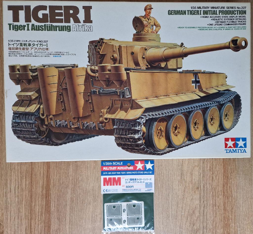 TAMIYA 1/35 GERMAN TIGER 1 INITIAL PRODUCTION No.227+179, Tank, 1:32 tot 1:50, Nieuw, Ophalen of Verzenden