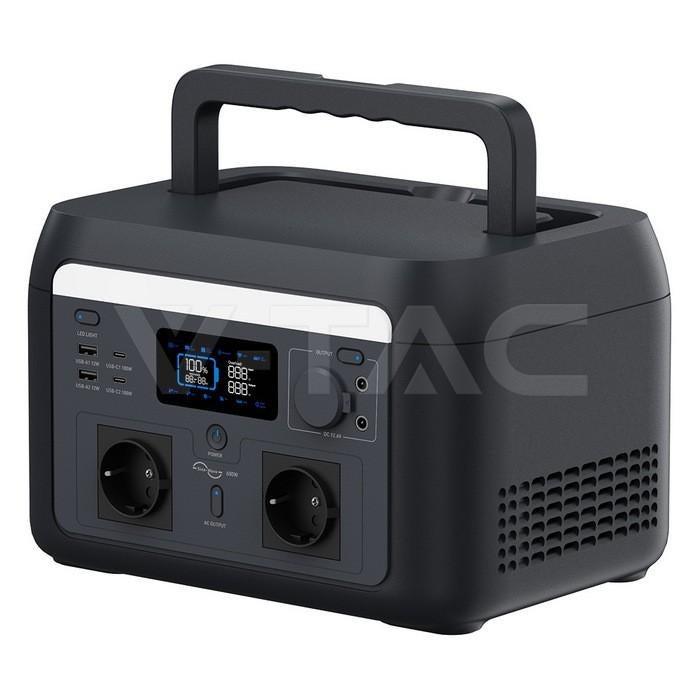 Powerstation 600W (1000W piek) – 512Wh – LiFePO4– Noodstroom, Ophalen of Verzenden, Nieuw