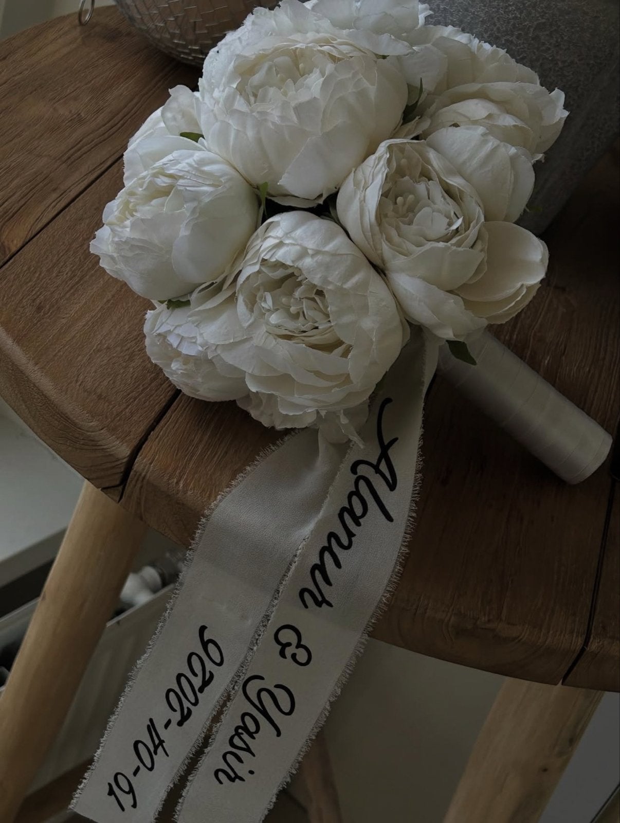 Prachtig wit bloemen/auto lint, Ophalen of Verzenden, Zo goed als nieuw, Wit, Accessoires