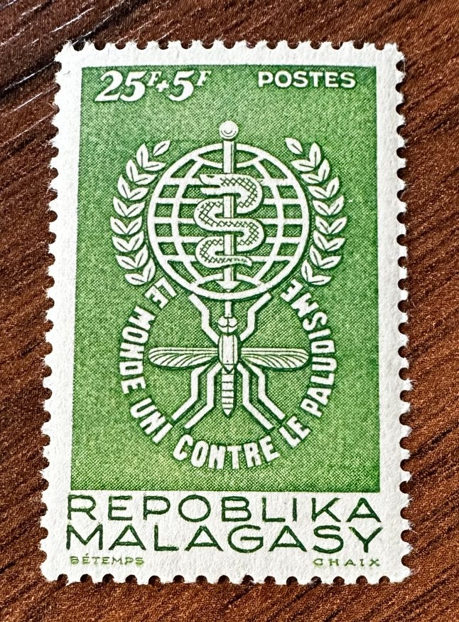 Madagaskar 1962 anti malaria postfris insecten, Ophalen of Verzenden, Overige landen, Postfris