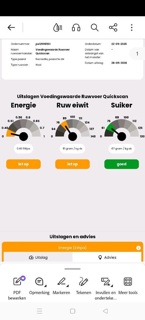 Hooi te koop - suikergehalte 6.7%, Dieren en Toebehoren, Ophalen