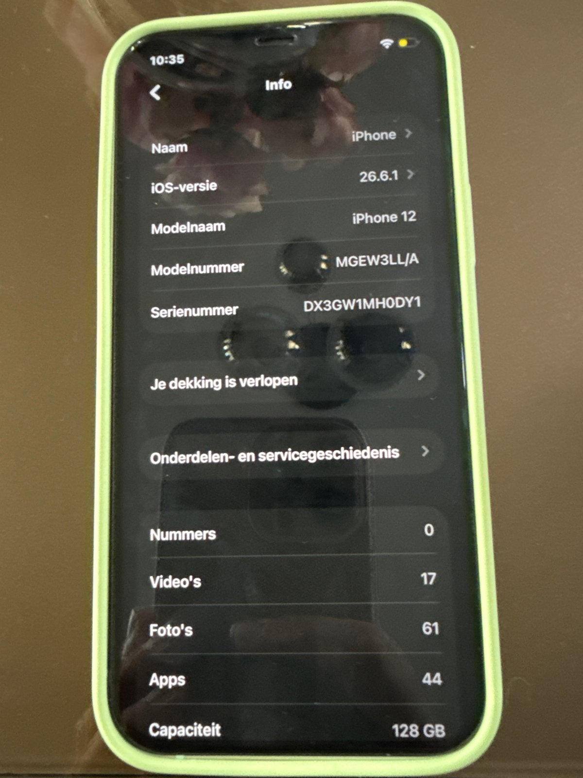 iPhone 12 mintgroen 128GB - Zo goed als nieuw, 128 GB, Wit, Ophalen of Verzenden, Zo goed als nieuw