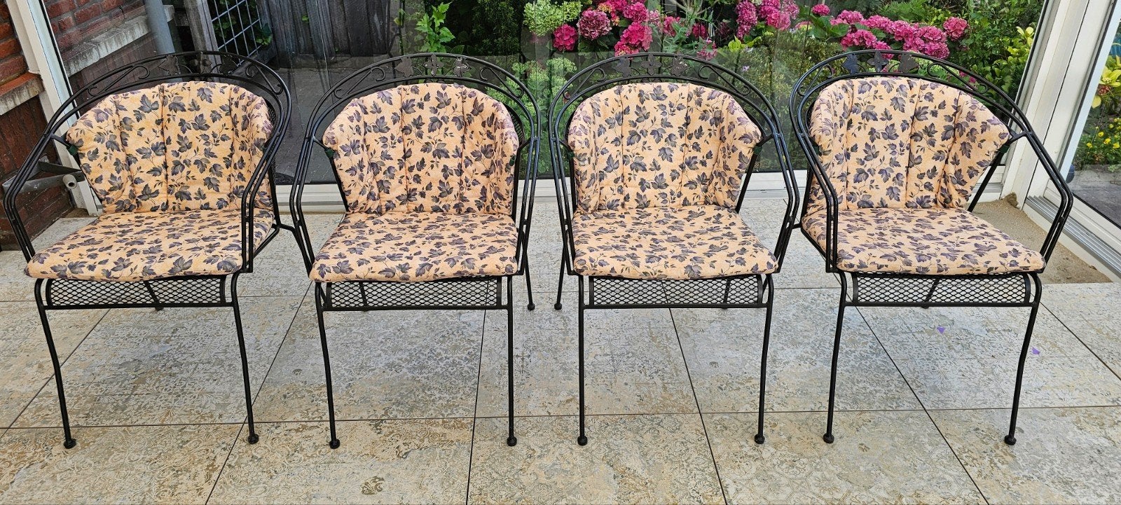 4 Kettler Toledo tuinstoelen incl. kussens - Zg.a. nieuw, Ophalen of Verzenden, Zo goed als nieuw