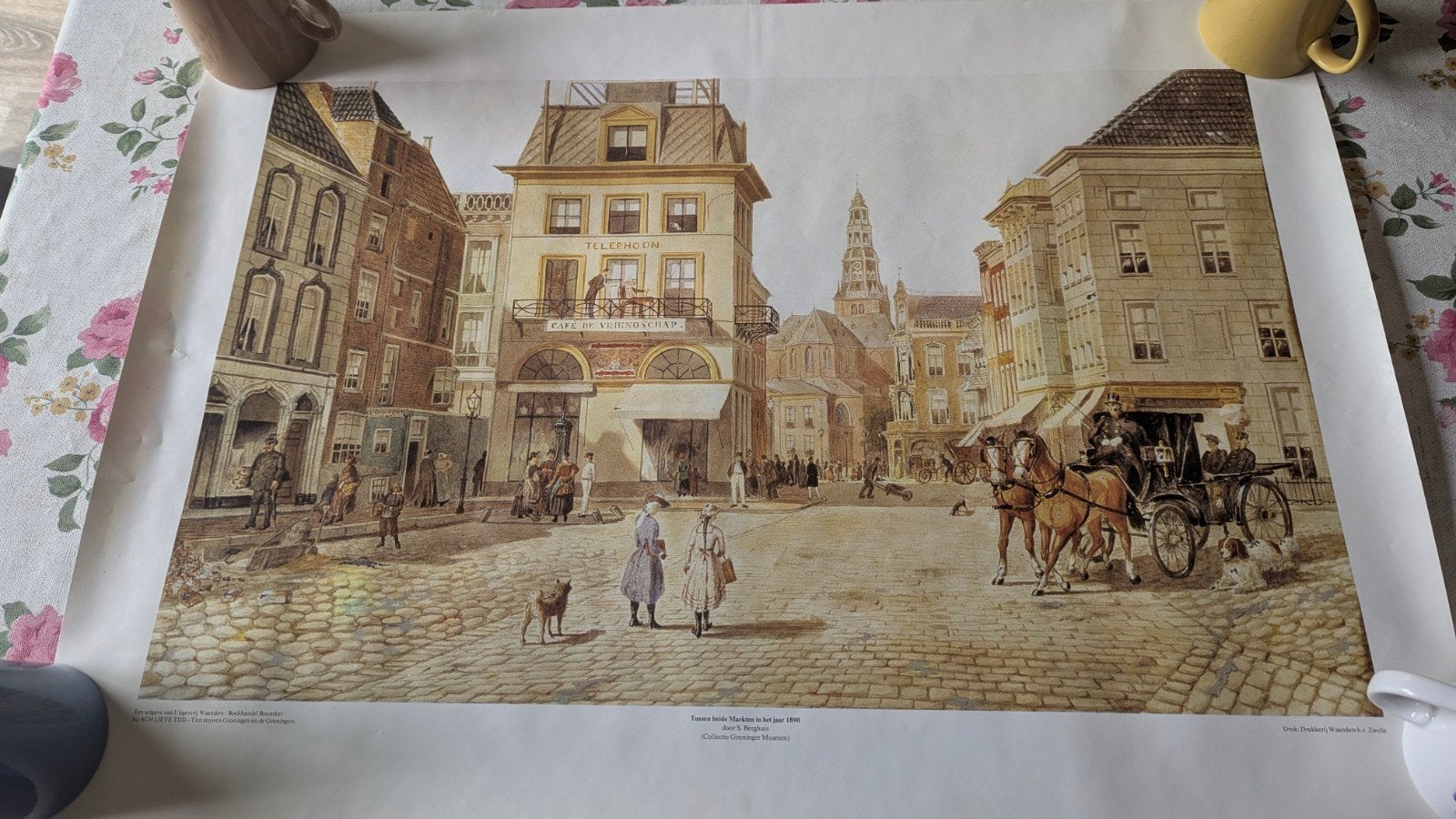 poster tussen beide markten 1890, Ophalen of Verzenden, A1 t/m A3, Film en Tv
