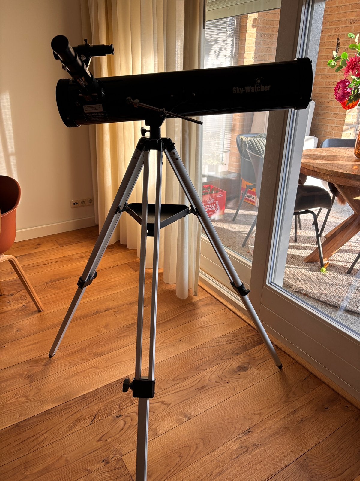 Sky-Watcher BK 767 AZ1 telescoop 76/700, Ophalen, Zo goed als nieuw, Minder dan 80 mm, Lenzentelescoop (refractor)