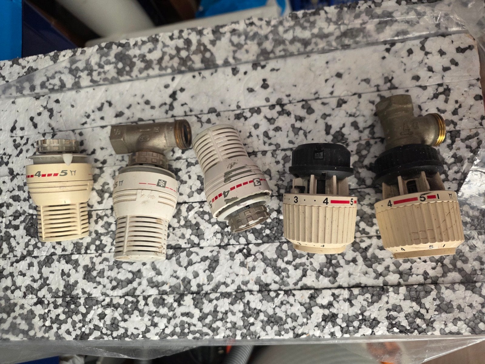 Danfoss en Comap Thermostaatknoppen - Gebruikt, Ophalen of Verzenden, Gebruikt, Thermostaat