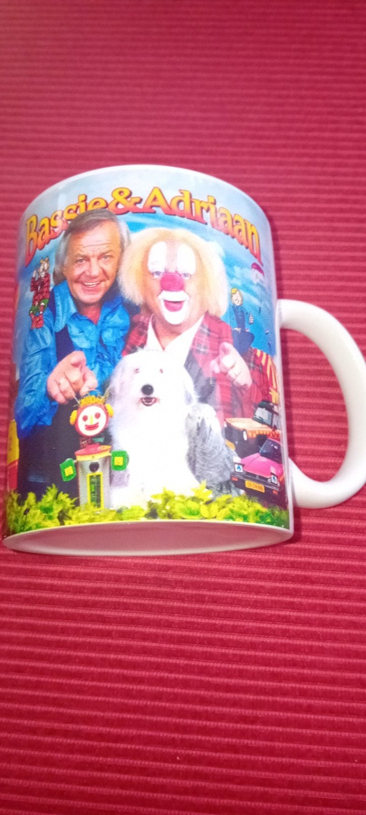 bassie en adriaan mok collectorsitem, Ophalen, Zo goed als nieuw, Gebruiksvoorwerp