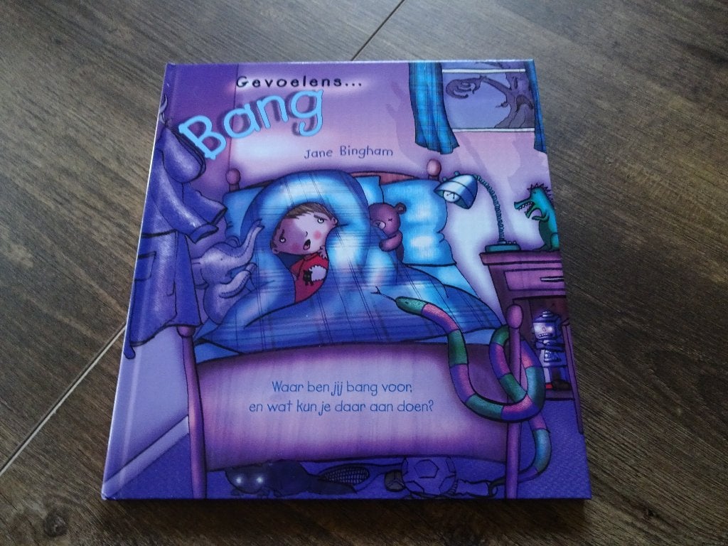 Prentenboek gevoelens....bang, nieuwstaat, Fictie algemeen, Jongen of Meisje, Ophalen of Verzenden, Zo goed als nieuw