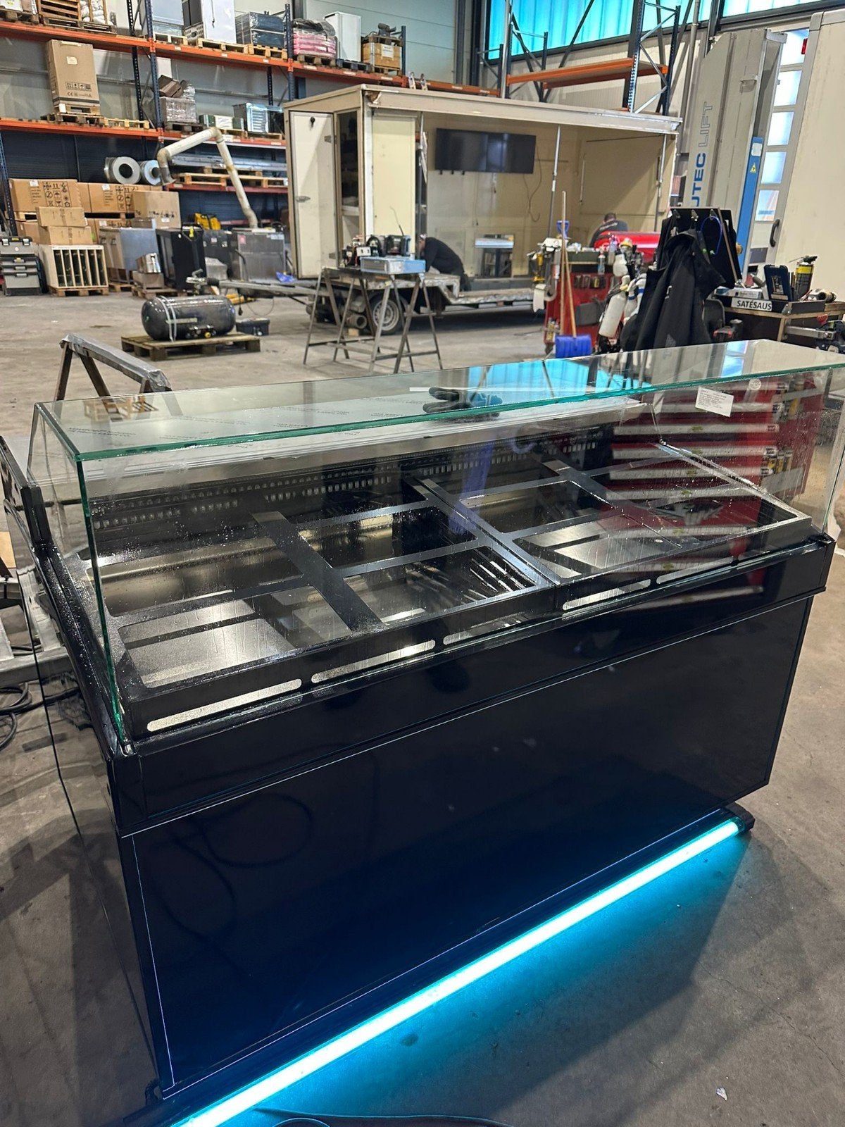 Hot & Fresh Vitrine - Koelvitrine met LED, Ophalen of Verzenden, Gebruikt