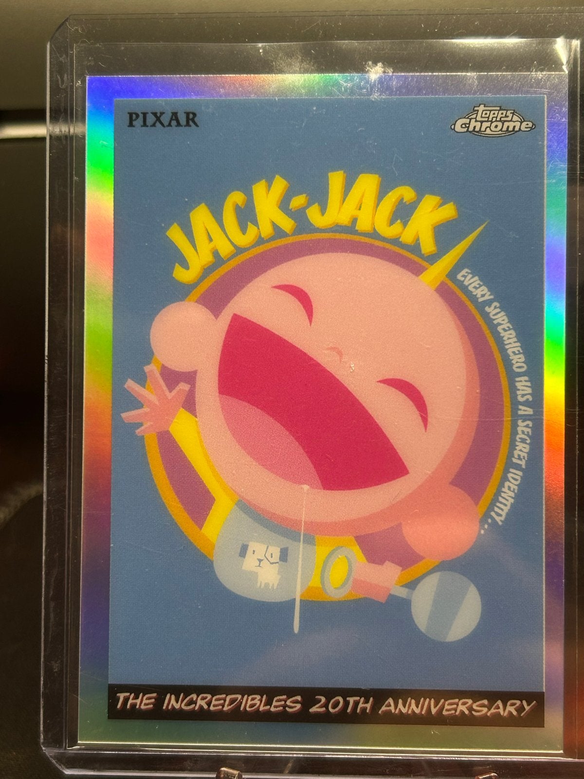 Topps Chrome Pixar The Incredibles 20th Ann. Jack-Jack kaart, Ophalen of Verzenden, Zo goed als nieuw
