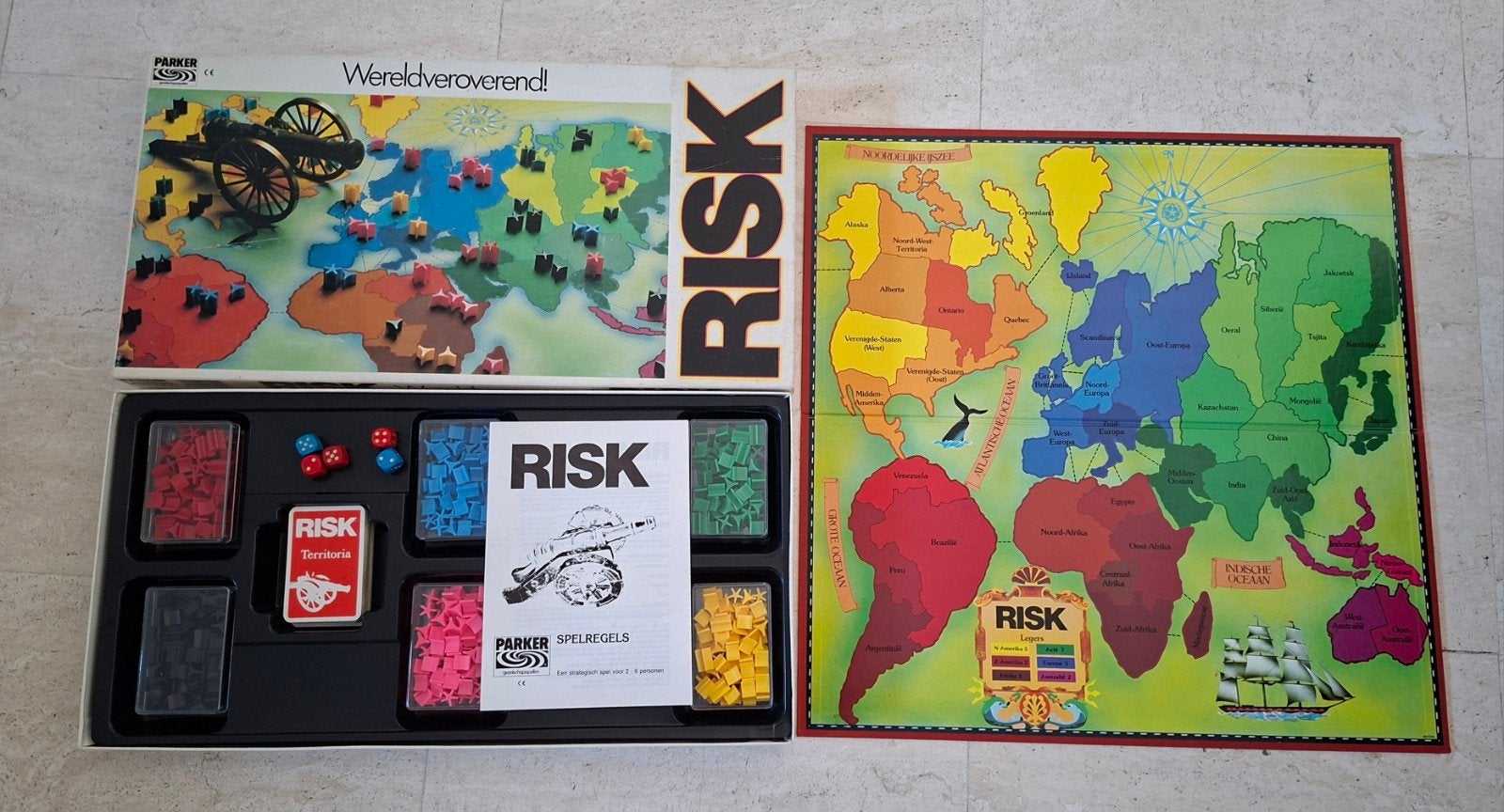 Risk vintage compleet ZGAN, Ophalen of Verzenden, Zo goed als nieuw