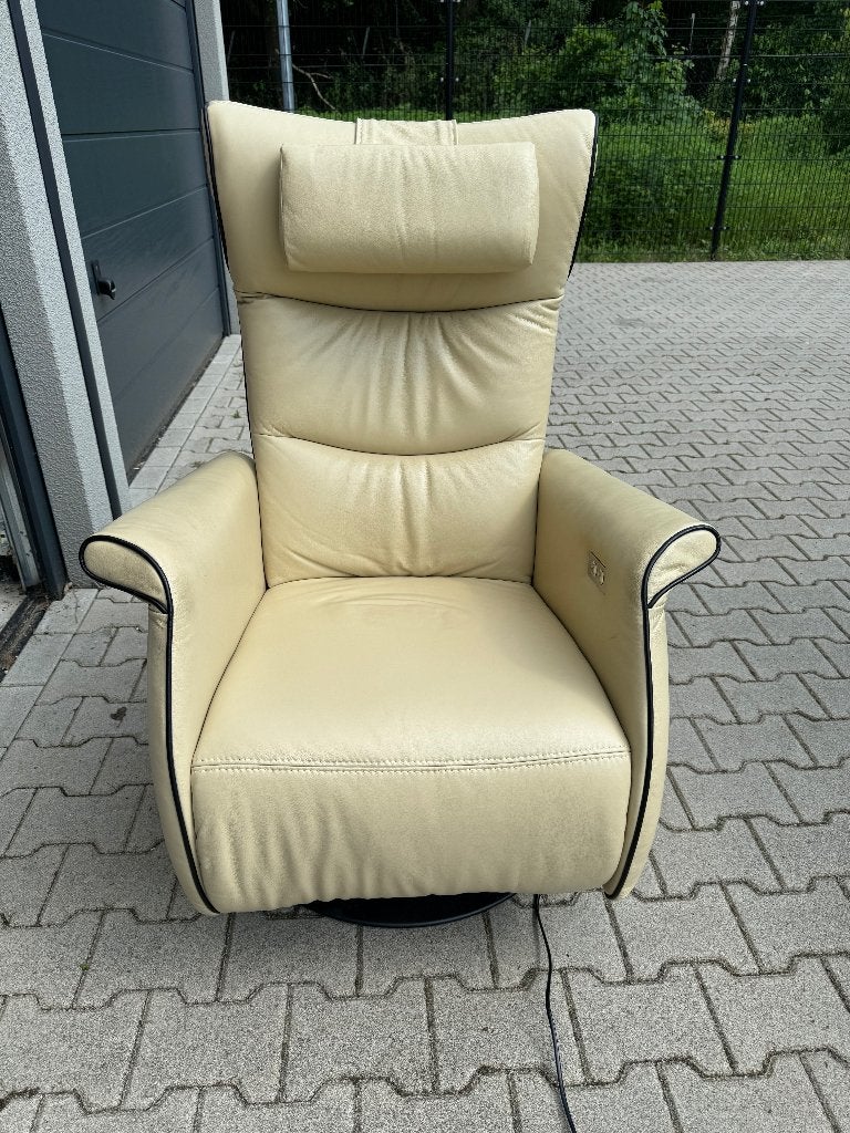 Sta-op stoel Velderhof + Hocker, Ophalen, Minder dan 50 cm, Minder dan 75 cm, Leer