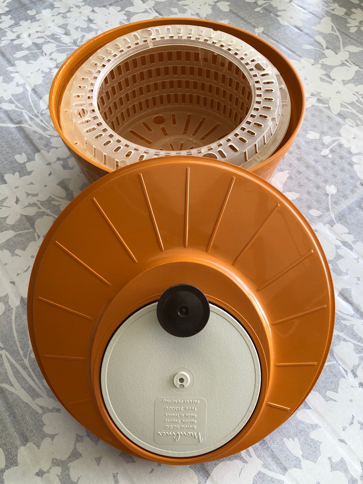 Moulinex slacentrifuge, retro, vintage., Overige typen, Kunststof, Ophalen of Verzenden, Zo goed als nieuw