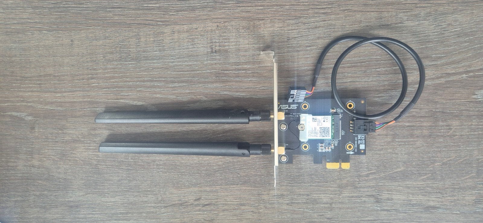 ASUS PCE-AX3000 WiFi 6 PCIe Adapter, Computers en Software, Ophalen of Verzenden, Zo goed als nieuw, Intern, ASUS