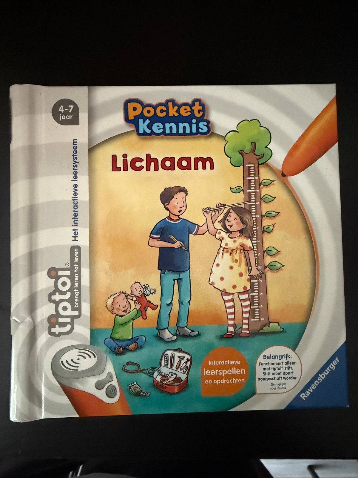 Tiptoi boek lichaam, Ophalen of Verzenden, Zo goed als nieuw