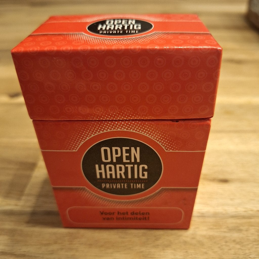 Open Hartig: Private Time - Voor het delen van intimiteit, Hobby en Vrije tijd, Een of twee spelers, Ophalen of Verzenden, Zo goed als nieuw
