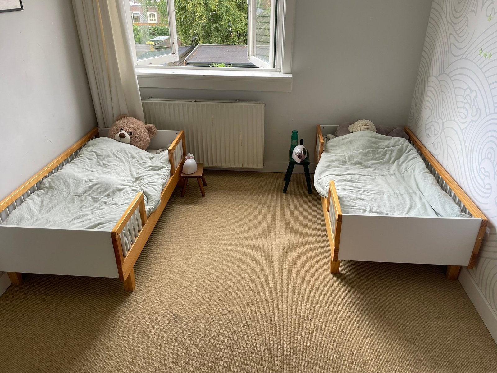 Petit Amelie peuterbed 2x, Gebruikt, 70 tot 85 cm, 140 tot 160 cm, Ophalen
