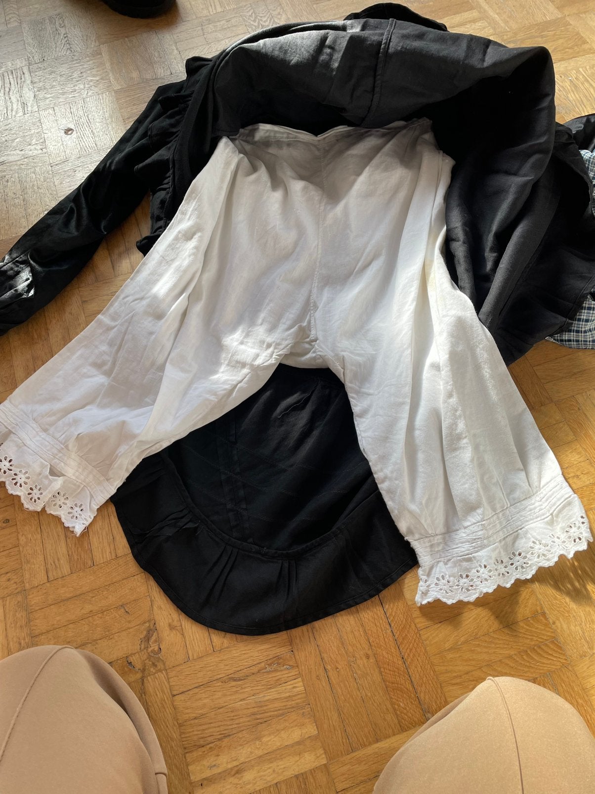 compleet dames pak klederdracht werkvrouw dickens kleding, Ophalen, Gedragen, Maat 36 (S), Historisch