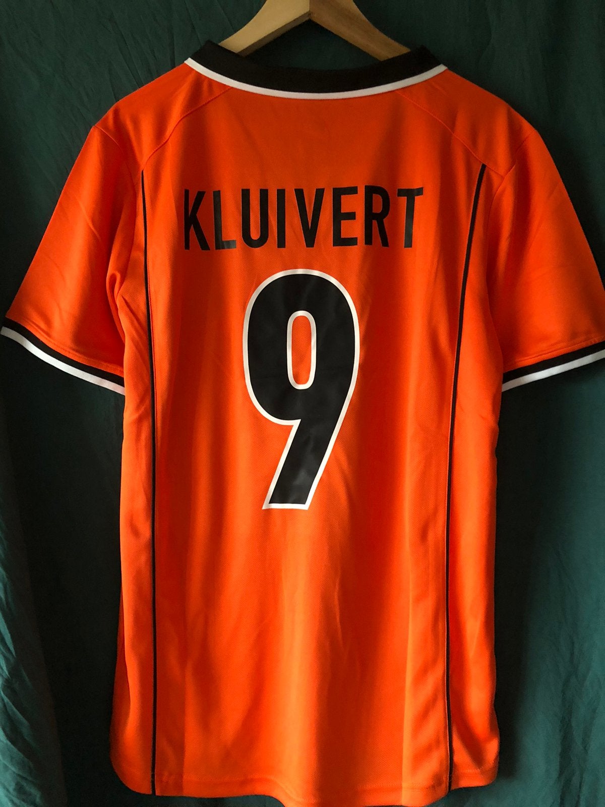 Kluivert Nederlands elftal ‘98 retro voetbalshirt maat M, Ophalen of Verzenden, Nieuw, Shirt