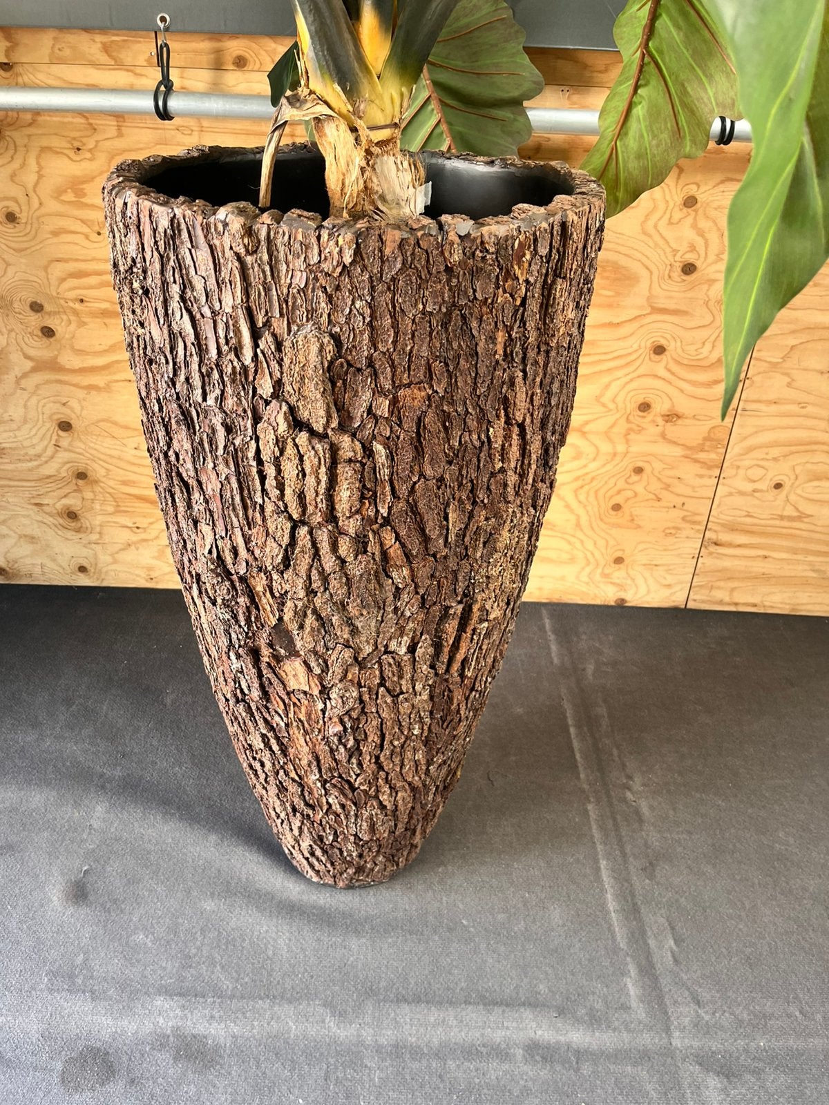 Bosca Vase Bark (111 cm hoog), Ophalen, Overige materialen, Bruin, 111 cm