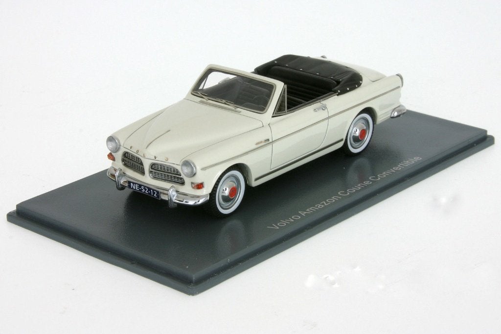 Neo. Volvo. Amazon cabrio Coune wit 1:43 convertible model., Hobby en Vrije tijd, Ophalen of Verzenden, Nieuw, Auto, Overige merken