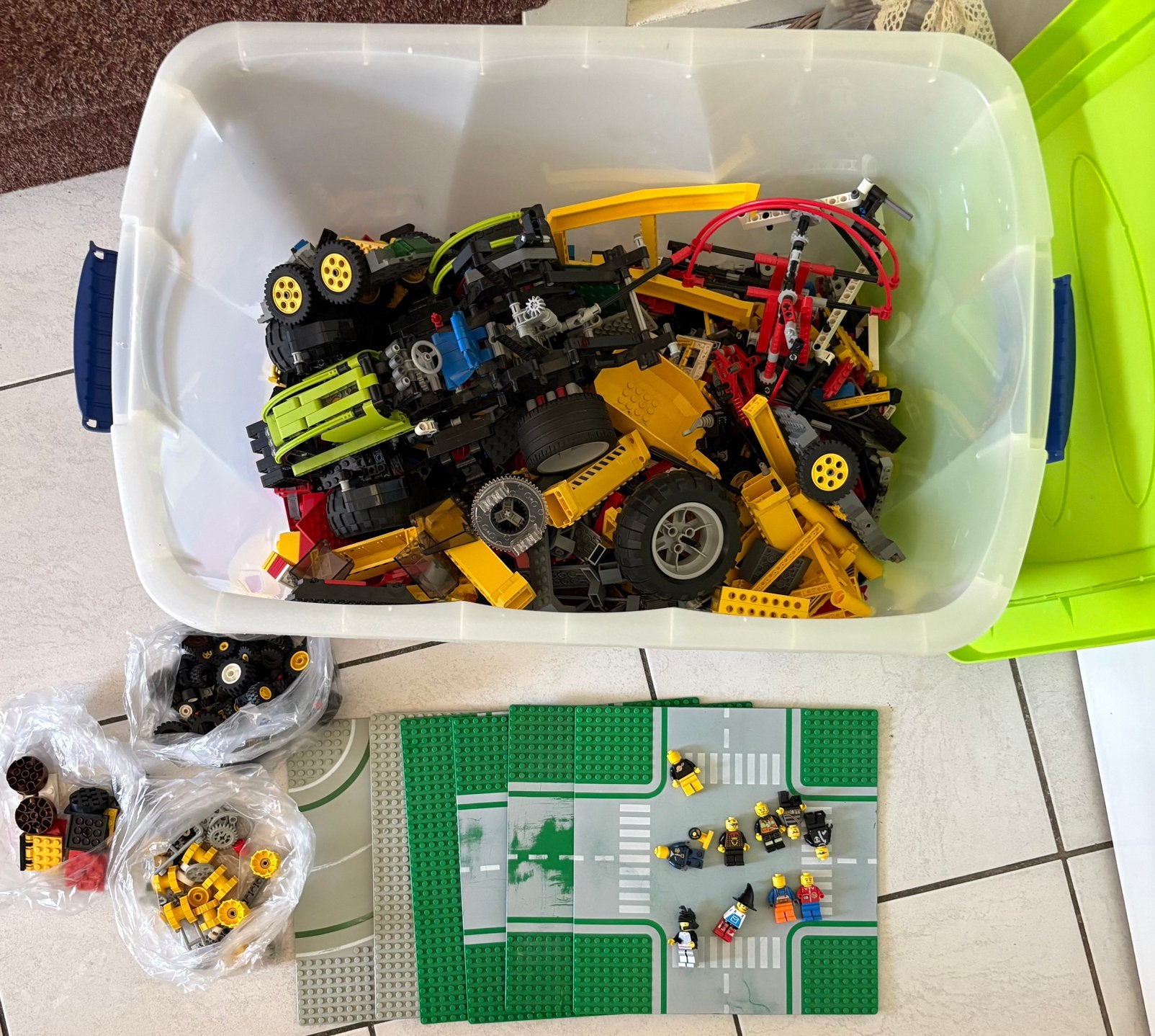 Bak vol met lego, Ophalen of Verzenden, Zo goed als nieuw