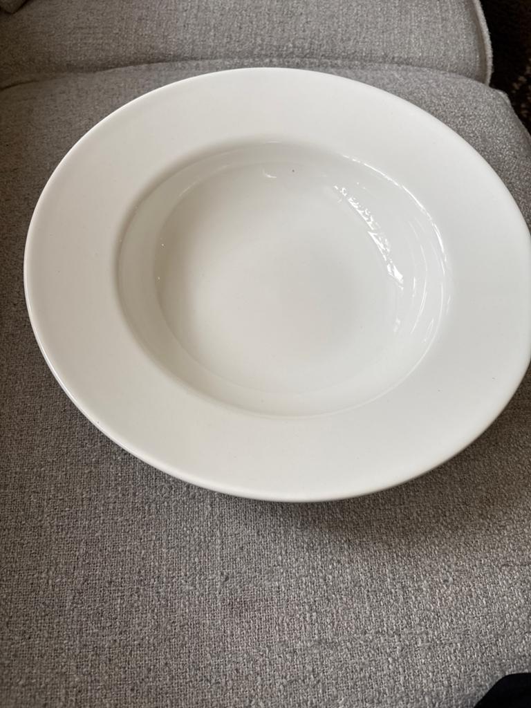 Salade schaal 35 cm porselein, Ophalen of Verzenden