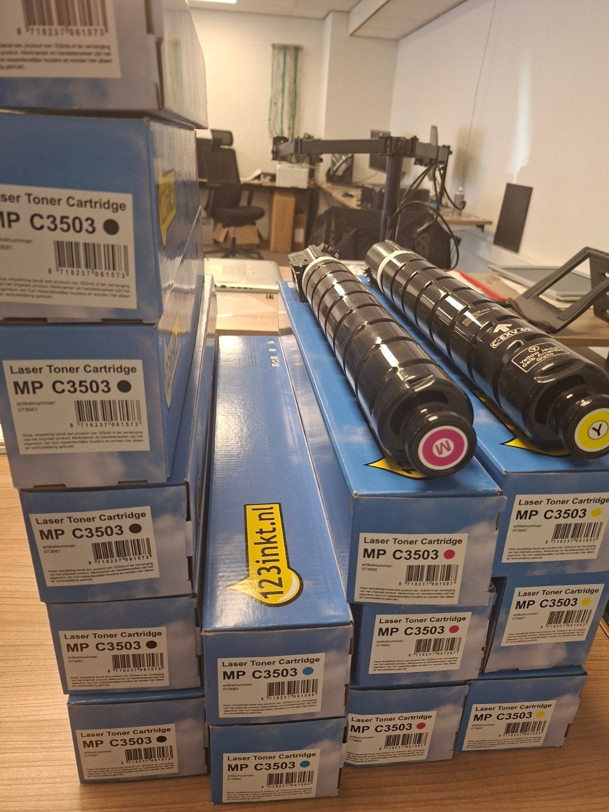 123inkt toners voor Ricoh MP C3003/3004/3503/3504, Computers en Software, Ophalen of Verzenden