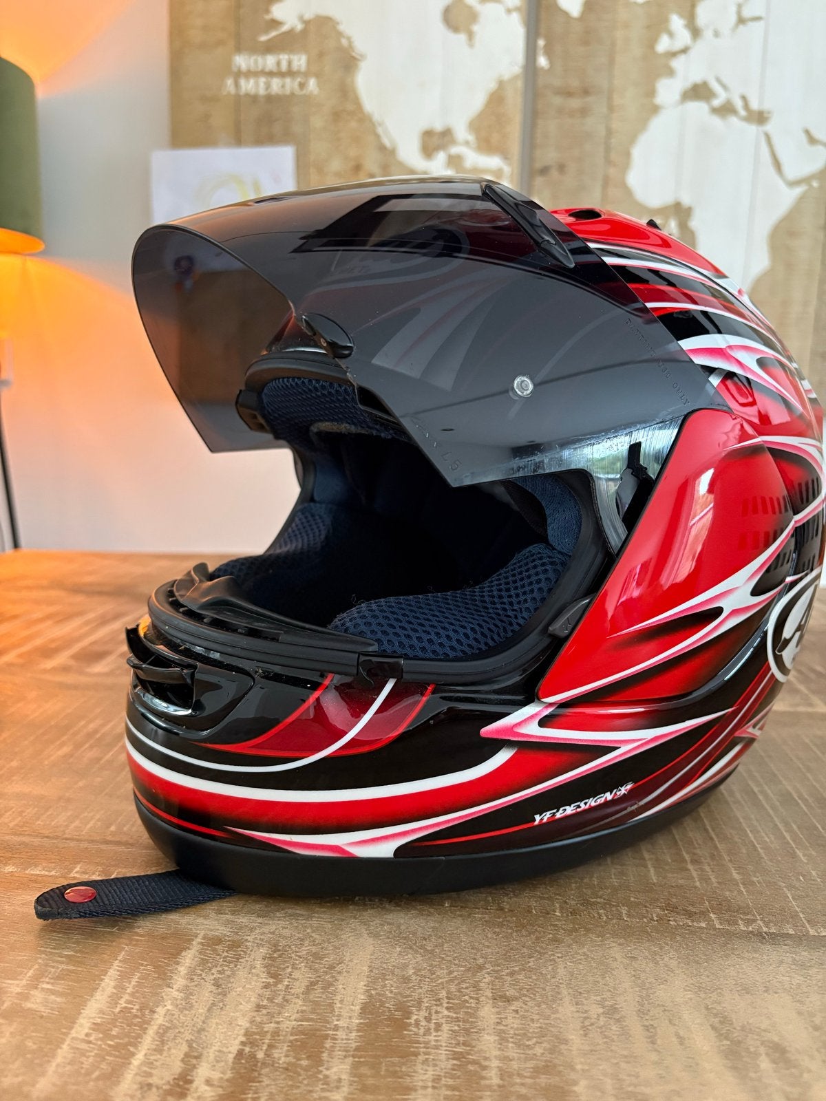 Arai Corsair V integraalhelm - Rood/Zwart/Wit, Arai, Heren, Ophalen of Verzenden, Integraalhelm