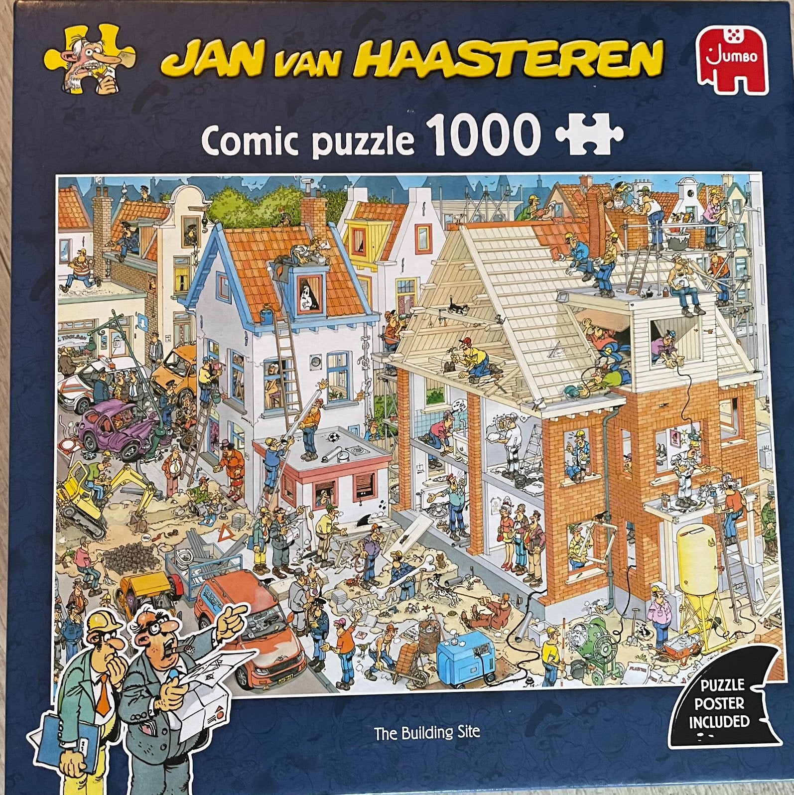 Jan van Haasteren 1000 stukjes legpuzzel, Hobby en Vrije tijd, Denksport en Puzzels, Ophalen, 500 t/m 1500 stukjes, Zo goed als nieuw