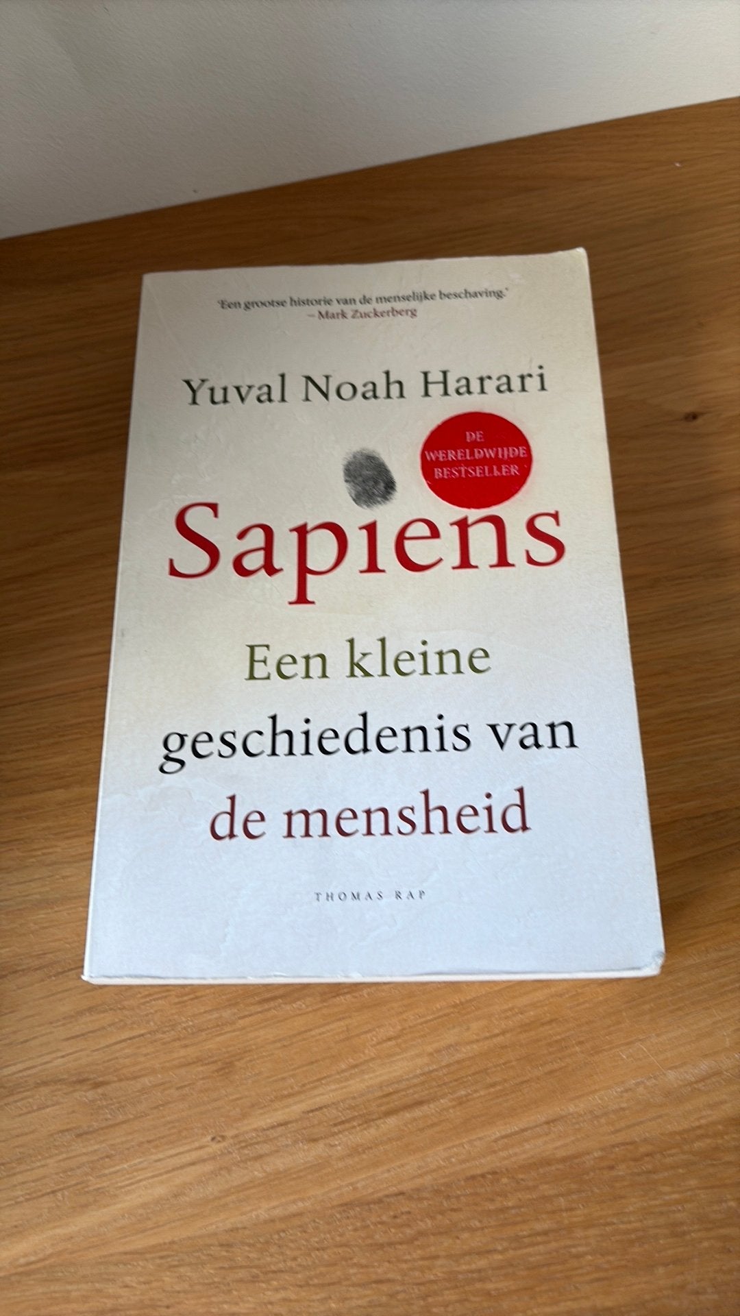 Yuval Noah Harari - Sapiens, Boeken, Maatschappij en Samenleving, Zo goed als nieuw, Wereld, Yuval Noah Harari