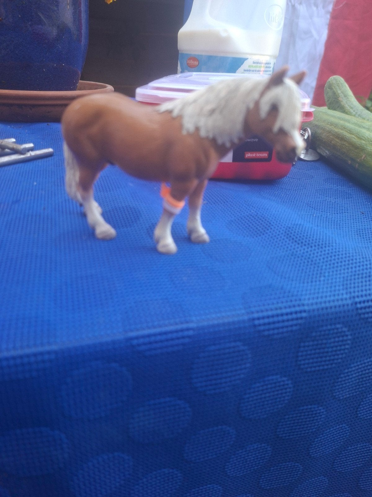 Schleich paard uit 2003 hengst, Ophalen, Zo goed als nieuw, Paard, Beeldje of Figuurtje