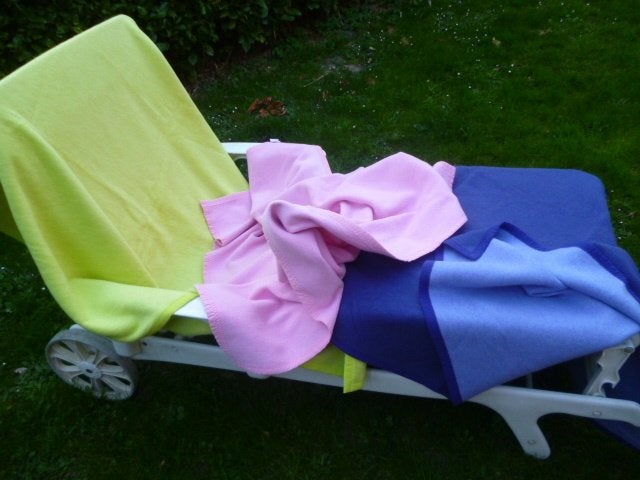 Prenatal 3 katoenen dekentjes IZGS, Ophalen of Verzenden, Gebruikt, 100 cm of meer, Deken