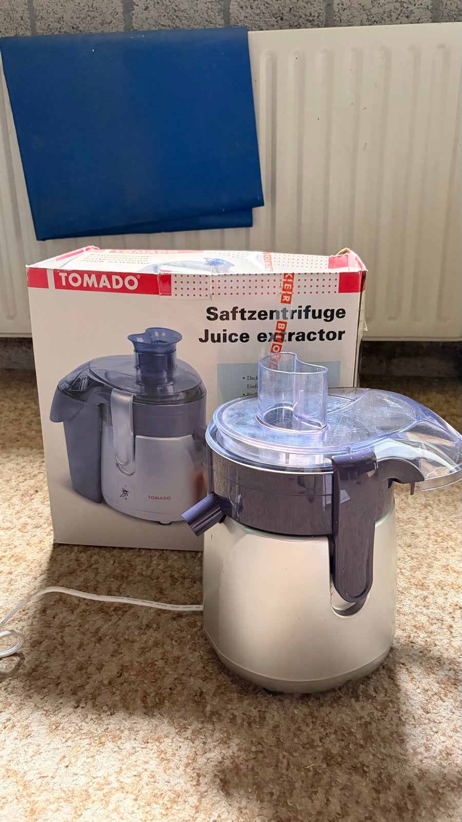 Tomado Sapcentrifuge - Zo goed als nieuw, Ophalen, Zo goed als nieuw, Elektrisch, Sapcentrifuge
