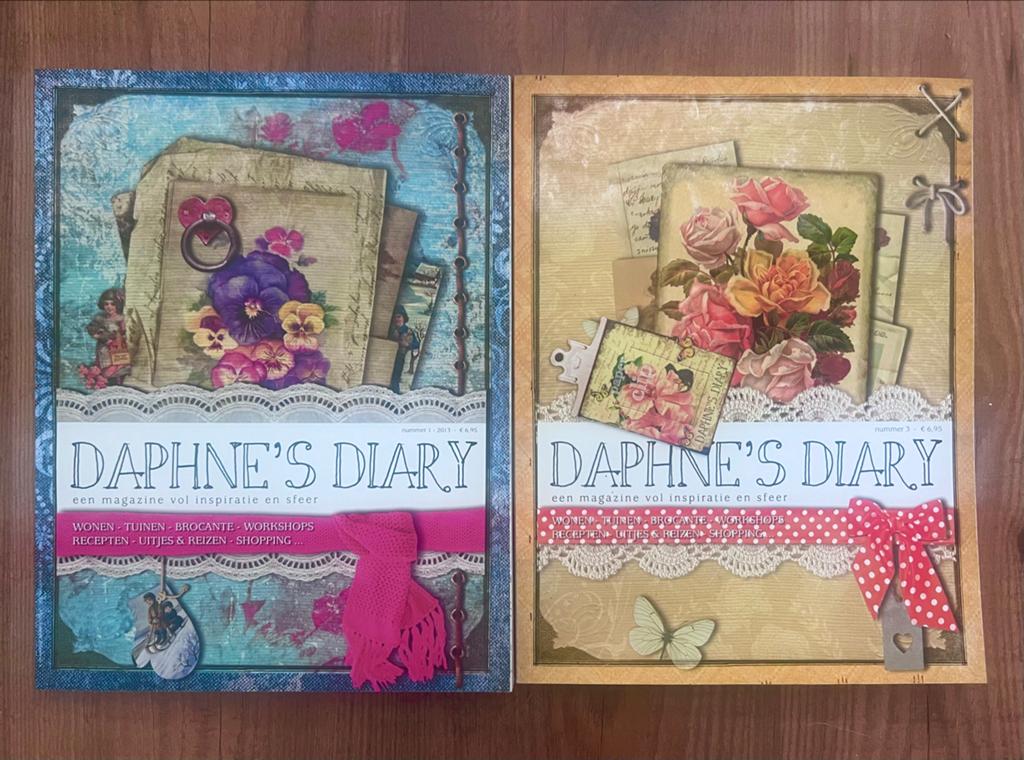Daphne's Diary Magazine - 2 nummers, Boeken, Ophalen of Verzenden, Zo goed als nieuw, Overige typen