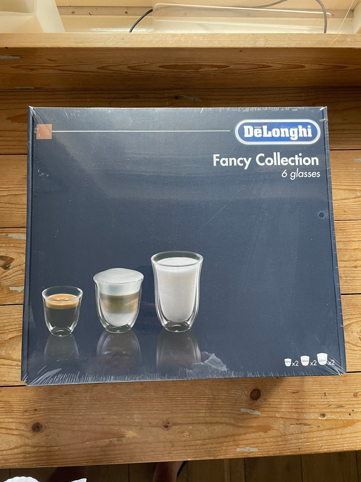 Dubbelwandige koffieglazen van Delonghi, Ophalen, Glas of Glazen, Overige merken, Nieuw