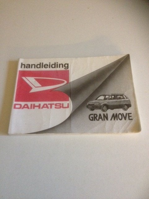 Handleiding Daihatsu Gran Move   2000   NL, Ophalen of Verzenden