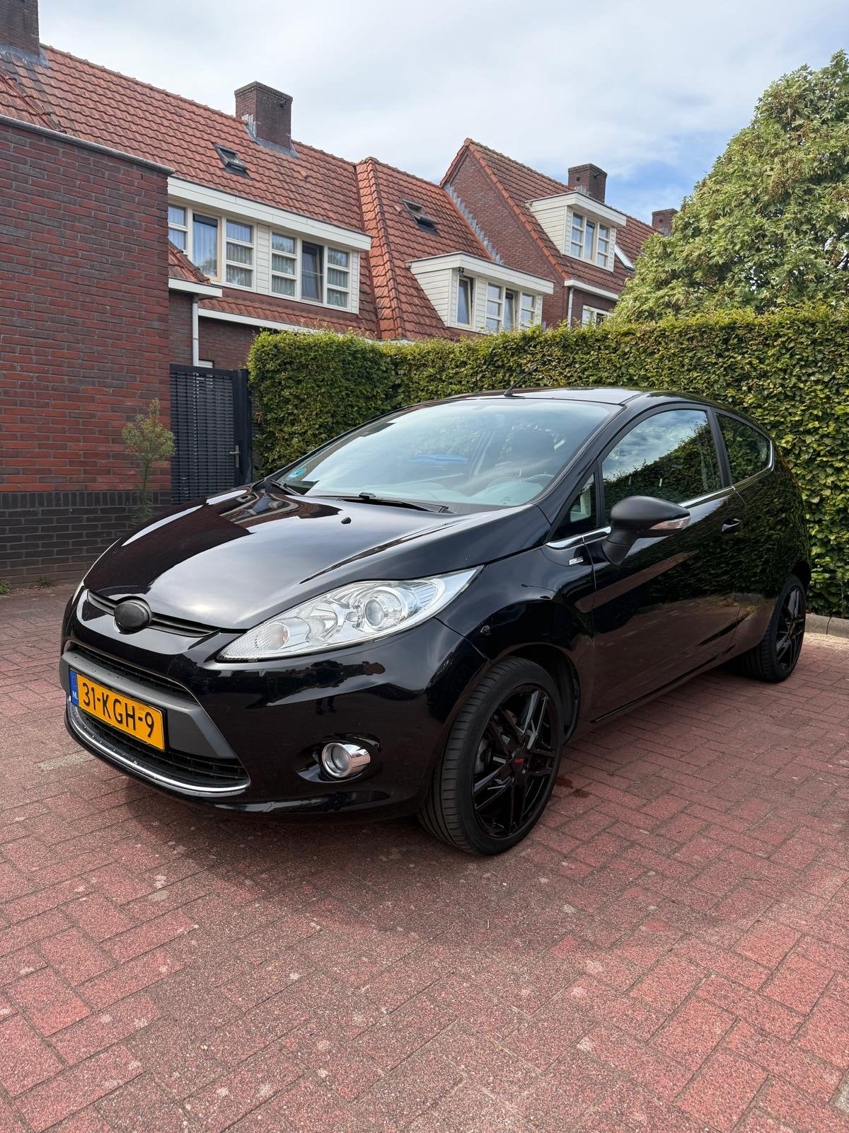 Ford Fiësta 1.25 44KW 3DR 2009 Zwart, Voorwielaandrijving, 4 cilinders, Zwart, Origineel Nederlands