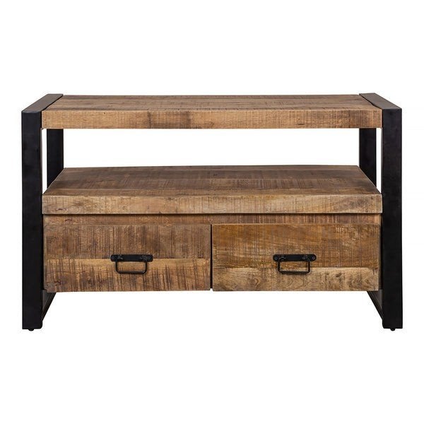 Mangohouten TV Meubel Britt 100 cm, 100 tot 150 cm, Nieuw, Ophalen of Verzenden, Minder dan 100 cm